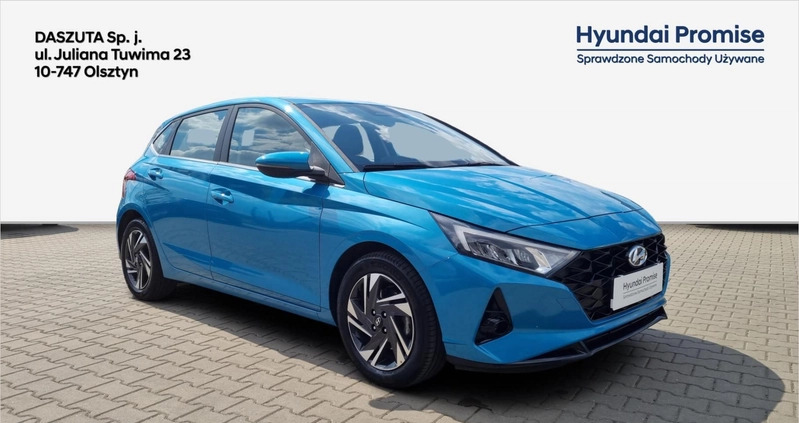 Hyundai i20 cena 73899 przebieg: 22182, rok produkcji 2022 z Łomianki małe 211
